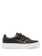 Matchesfashion.com Primury - Scratch Grained Leather Trainers - Mens - Black White