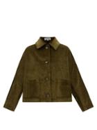 Cawley Studio - Avis Patch-pocket Cotton-corduroy Jacket - Womens - Khaki