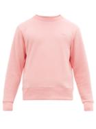 Matchesfashion.com Acne Studios - Chest Patch Cotton Jersey Sweatshirt - Mens - Pink