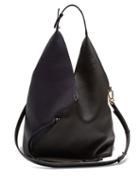 Matchesfashion.com Loewe - Sling Contrast Panel Leather Shoulder Bag - Womens - Blue Multi