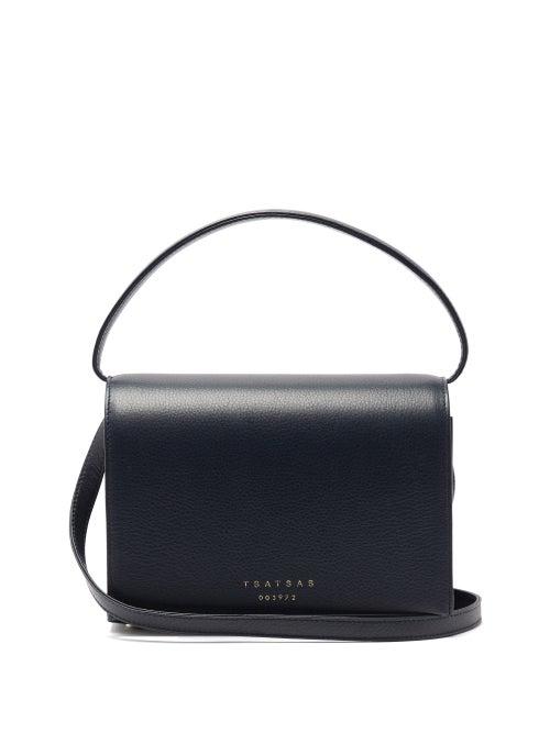 Matchesfashion.com Tsatsas - Malva 4 Grained-leather Bag - Womens - Navy