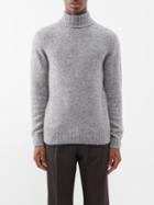 Officine Gnrale - Alpaca-blend Roll-neck Sweater - Mens - Grey
