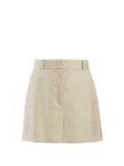Matchesfashion.com Stella Mccartney - Tailored Linen Shorts - Womens - Beige