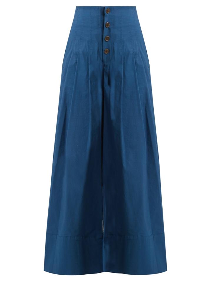 Sea Bernadette High-rise Wide-leg Trousers