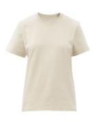 Matchesfashion.com Bottega Veneta - Sunrise Cotton-jersey T-shirt - Womens - Beige