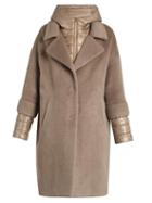 Herno Soft Brush Showerproof Wool-blend Coat