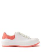 Alexander Mcqueen - Deck Canvas And Suede Trainers - Womens - Multi