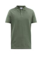 Matchesfashion.com Sunspel - Cotton-piqu Polo Shirt - Mens - Dark Green