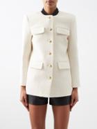 Nili Lotan - Gabriella Cotton-blend Tweed Jacket - Womens - Ivory
