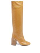 Jil Sander - Leather Knee-high Boots - Womens - Tan