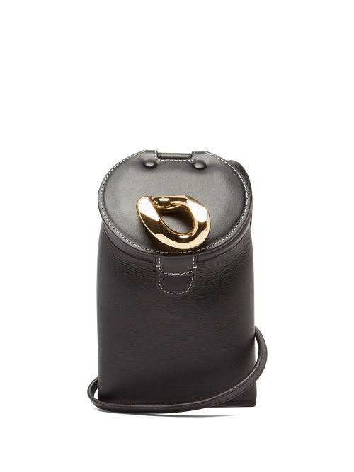 Jw Anderson - Lid Mini Leather Pocket Bag - Mens - Black