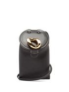 Jw Anderson - Lid Mini Leather Pocket Bag - Mens - Black