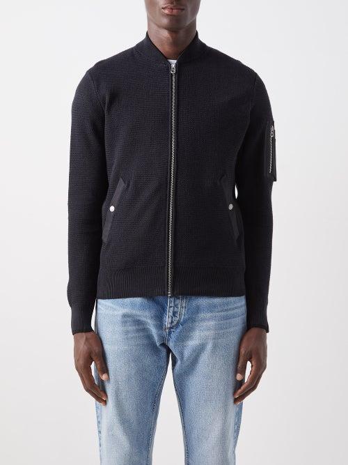 Rag & Bone - Manston Zip-front Cotton-blend Cardigan - Mens - Black