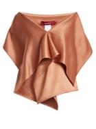 Sies Marjan Tracy Cape-detail Satin Top
