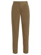 Palmer/harding High-rise Slim-leg Stretch-cotton Trousers