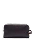 Ralph Lauren Purple Label - Logo-debossed Leather Wash Bag - Mens - Navy