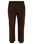 By Walid Victor Two-tone Cotton-blend Trousers