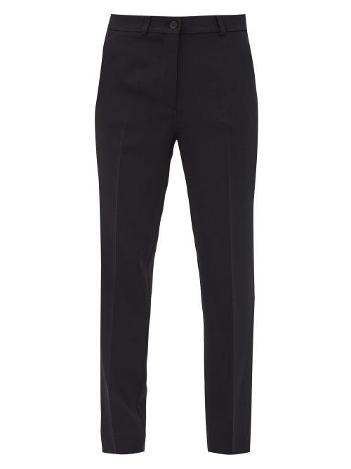 Matchesfashion.com Etro - Pleated Cady Straight-leg Trousers - Womens - Black
