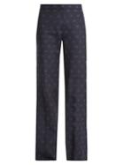 Matchesfashion.com Max Mara - Gioire Trousers - Womens - Navy Print