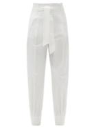 Matchesfashion.com Max Mara - Eburnea Trousers - Womens - White