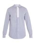 Marni Striped Single-cuff Cotton-poplin Shirt