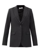 Matchesfashion.com Co - Single-breasted Wool-twill Suit Jacket - Womens - Black