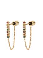 Ileana Makri Rainbow Stone & Yellow-gold Earrings