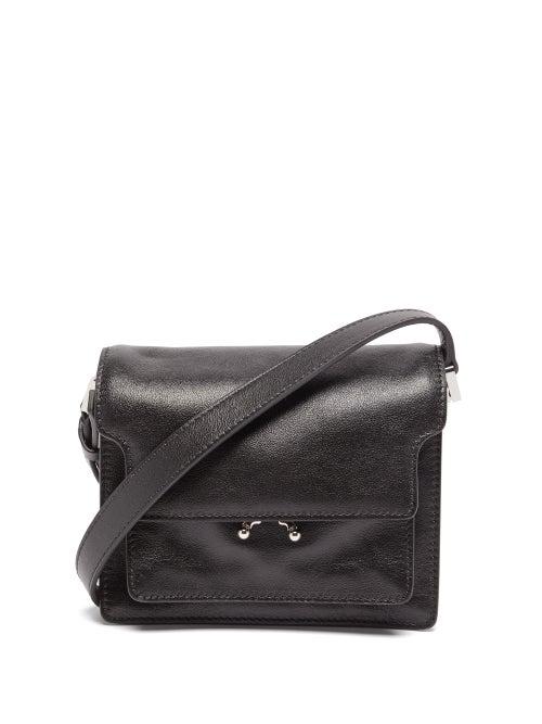 Marni - Trunk Mini Leather Cross-body Bag - Mens - Black