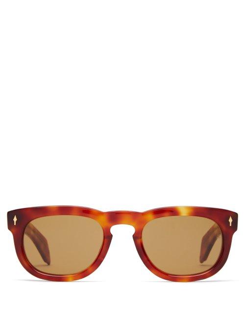 Matchesfashion.com Jacques Marie Mage - The Pepper Acetate Sunglasses - Mens - Tortoiseshell