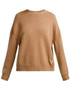 Matchesfashion.com Valentino - Cashmere Sweater - Womens - Camel