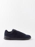 Polo Ralph Lauren - Logo-debossed Suede Trainers - Mens - Navy