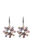 Matchesfashion.com Bottega Veneta - Crystal Floral Drop Earrings - Womens - Multi