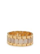 Matchesfashion.com Balenciaga - Embellished Chain Link Bracelet - Womens - Gold