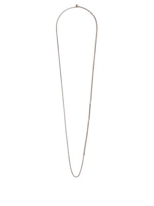Matchesfashion.com Title Of Work - Cable Chain Sterling Silver Necklace - Mens - Silver Multi