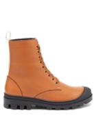 Matchesfashion.com Loewe - Logo-trim Leather Boots - Womens - Tan