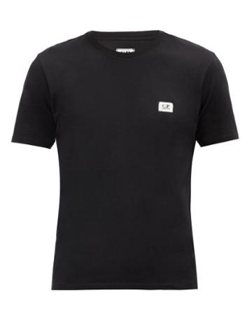 C.p. Company - Logo-patch Cotton-jersey T-shirt - Mens - Black
