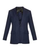 Gieves & Hawkes Herringbone Single-breasted Blazer