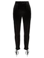 Dolce & Gabbana Lace-up Satin Trousers