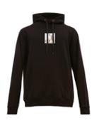 Matchesfashion.com Burberry - Fawn Print Cotton Jersey Hooded Sweatshirt - Mens - Black