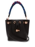 Matchesfashion.com Sophia Webster - Romy Mini Leather Bucket Bag - Womens - Black Multi