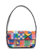 Staud - Tommy Beaded Leather Shoulder Bag - Womens - Multi