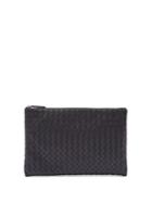 Matchesfashion.com Bottega Veneta - Intrecciato Small Leather Pouch - Womens - Black