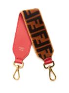 Fendi Strap You Logo-print Velvet Short Bag Strap
