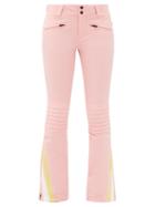 Matchesfashion.com Perfect Moment - Chevron-cuff Soft-shell Ski Trousers - Womens - Pink