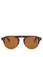 Matchesfashion.com Garrett Leight - Harding 47 D-frame Acetate Sunglasses - Mens - Brown