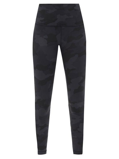 Lululemon - Align Camo-print High-rise 21 Cropped Leggings - Womens - Black Multi