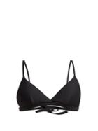 Matchesfashion.com Asceno - Wrap Front Triangle Bikini Top - Womens - Black