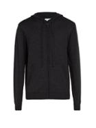 Matchesfashion.com Sunspel - Zip Through Wool Hooded Sweater - Mens - Charcoal