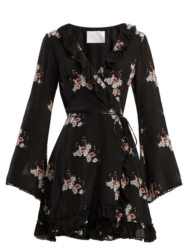 Athena Procopiou Floral-print Silk Dress