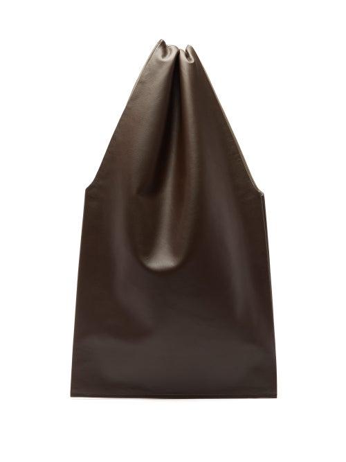 Matchesfashion.com Tsatsas - Lato Leather Tote Bag - Womens - Dark Brown